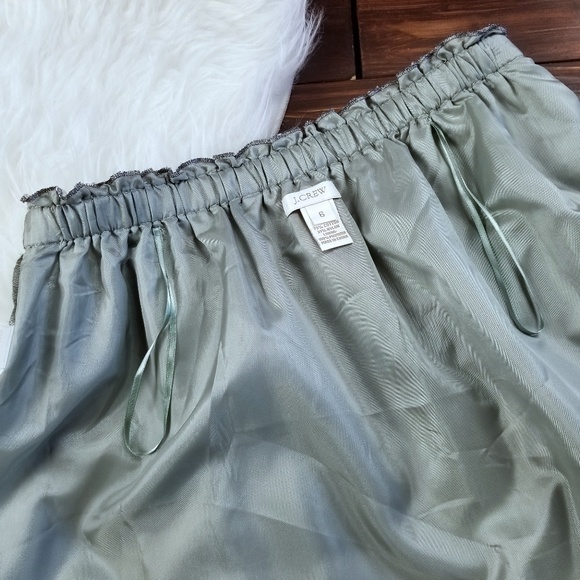 J. Crew Women's 6 Heather Laced Mini Skirt 43452 - Picture 5 of 7